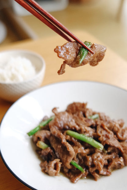 熱炒沙茶牛肉 Stir-Fried Sha Cha Beef